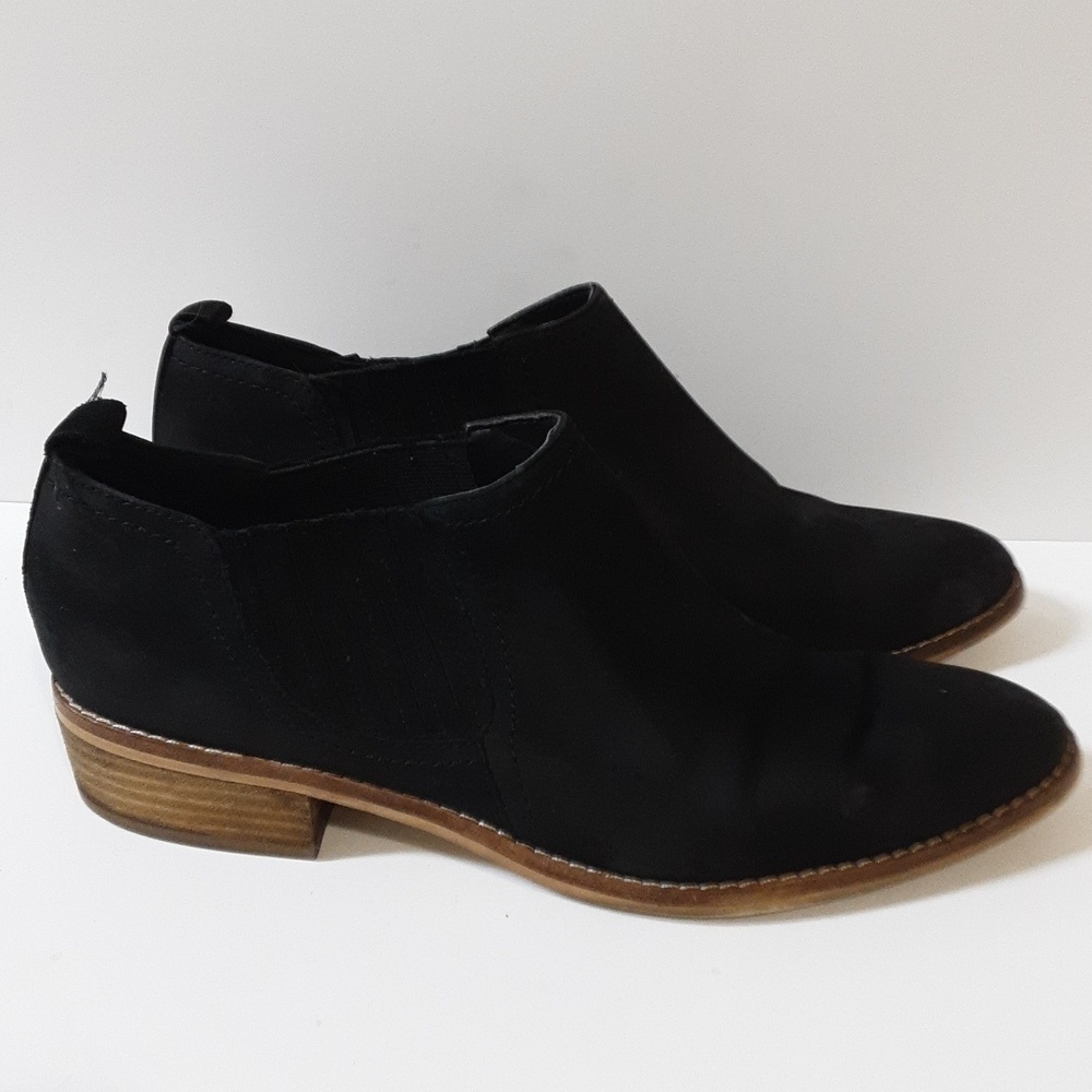 Aldo ankle booties women 9 suede almond toe pull on Casual Rodeo Festival Y2k